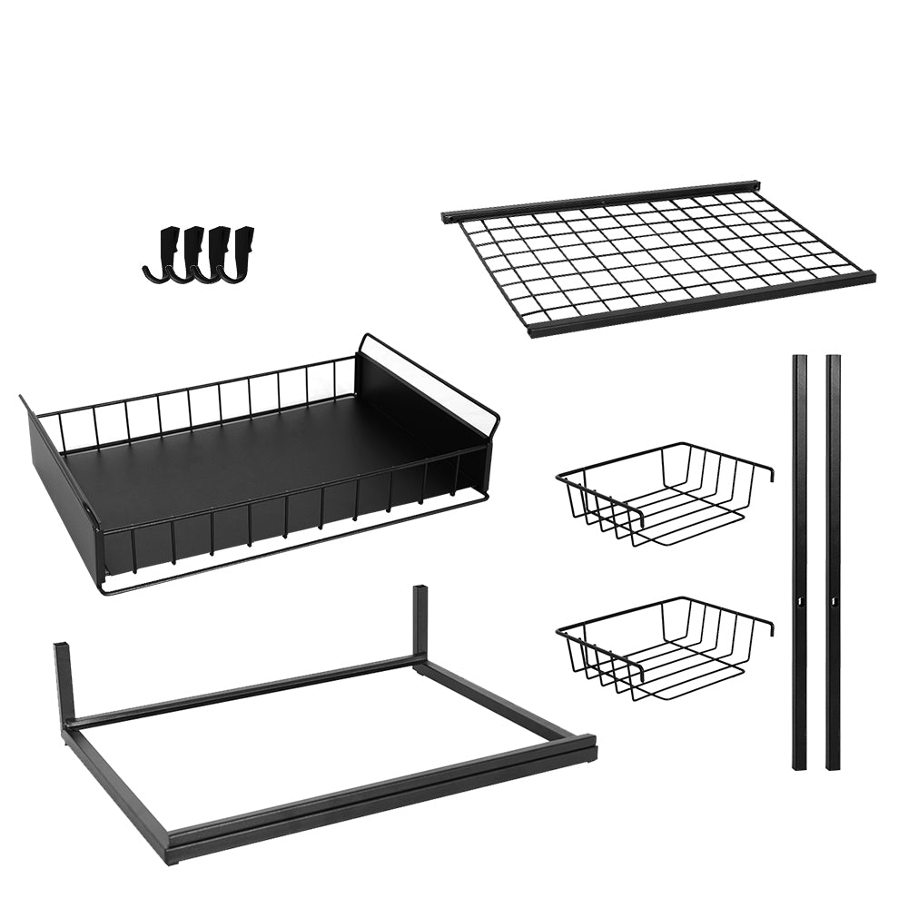 STORFEX 2-Tier Pull Out Cabinet Organizer Under Sink Rack - The Grand Bazaar of Australia