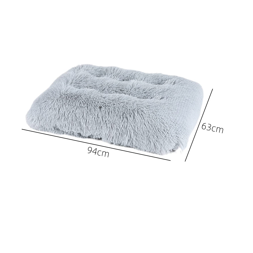 PETSWOL Plush and Cozy Pet Mat for Ultimate Comfort and Warmth-Light Grey - The Grand Bazaar of Australia