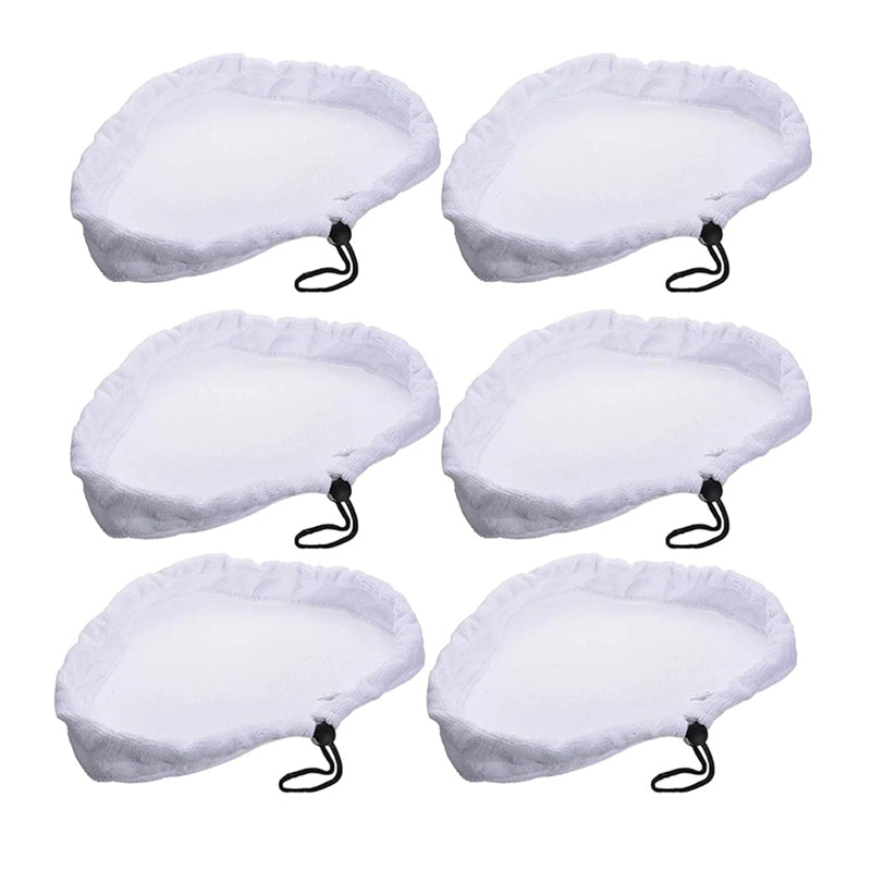 Pack of 6 Replacement Washable and Reusable Triangle Steam Mop Pads - The Grand Bazaar of Australia