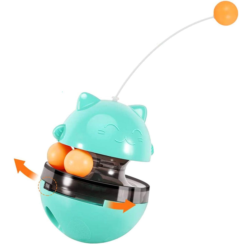 Interactive Cat Tumbler Treat and Food Dispenser Slow Feeder with Ball - The Grand Bazaar of Australia