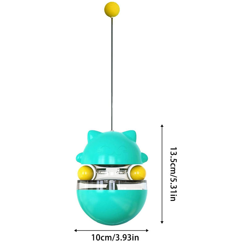 Interactive Cat Tumbler Treat and Food Dispenser Slow Feeder with Ball - The Grand Bazaar of Australia