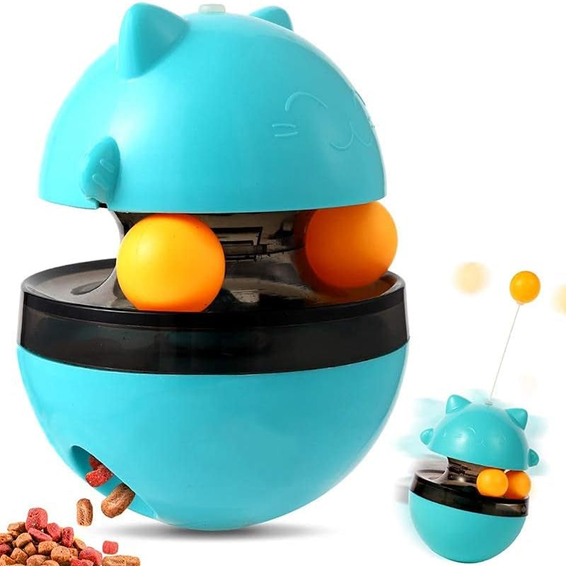 Interactive Cat Tumbler Treat and Food Dispenser Slow Feeder with Ball - The Grand Bazaar of Australia