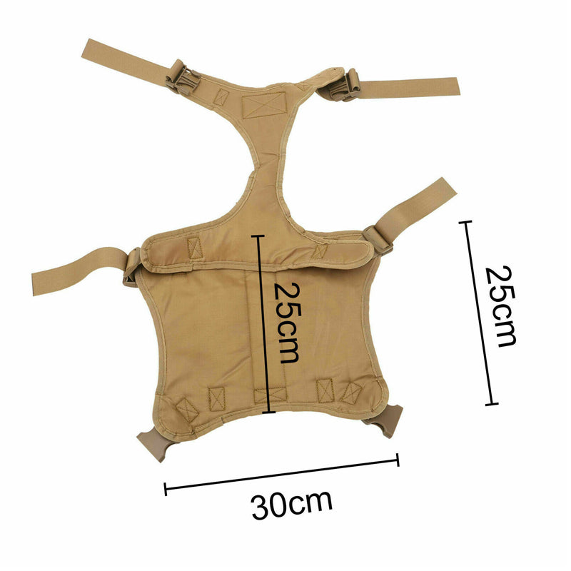 No Pull Adjustable Reflective Tactical Harness for Military Service Dogs - The Grand Bazaar of Australia