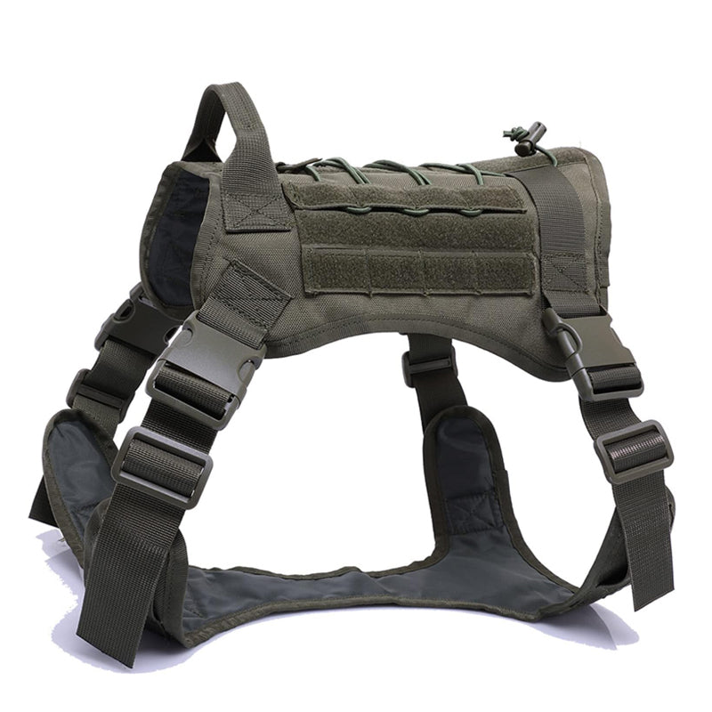 No Pull Adjustable Reflective Tactical Harness for Military Service Dogs - The Grand Bazaar of Australia