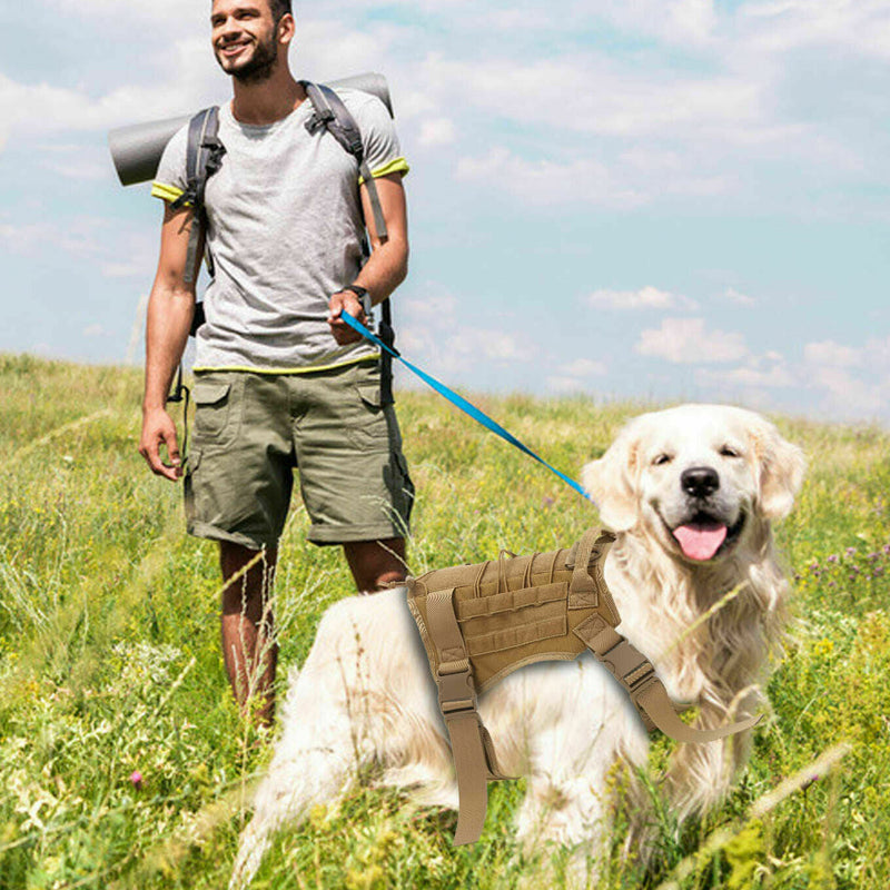 No Pull Adjustable Reflective Tactical Harness for Military Service Dogs - The Grand Bazaar of Australia