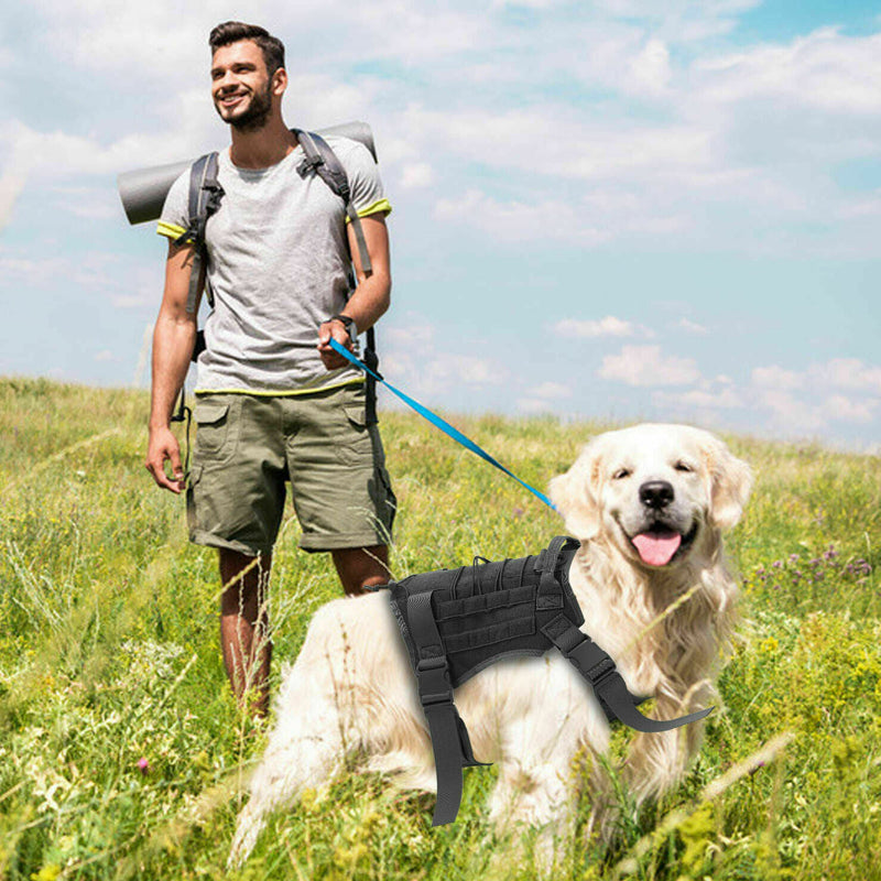 No Pull Adjustable Reflective Tactical Harness for Military Service Dogs - The Grand Bazaar of Australia
