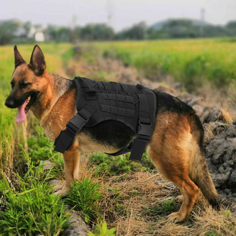 No Pull Adjustable Reflective Tactical Harness for Military Service Dogs - The Grand Bazaar of Australia