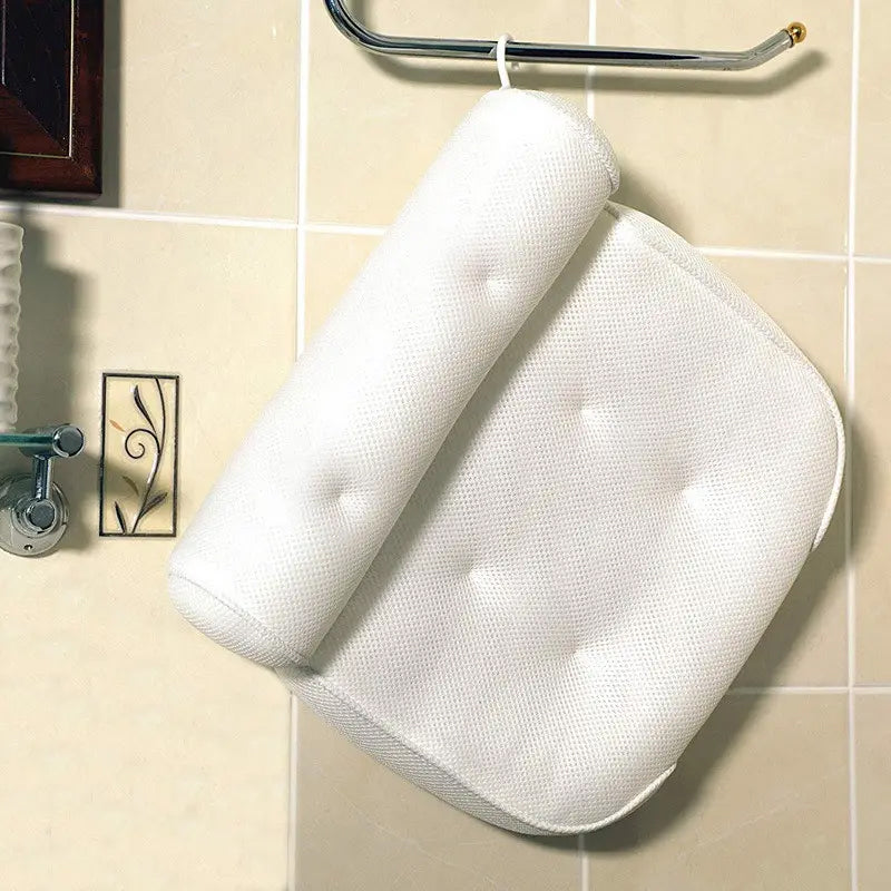 3D Mesh Soft Spa Bath Pillow for Bath Tub with Anti-Slip Suction Cups - The Grand Bazaar of Australia