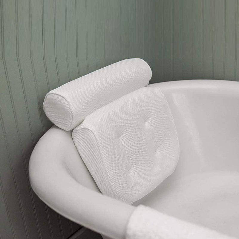 3D Mesh Soft Spa Bath Pillow for Bath Tub with Anti-Slip Suction Cups - The Grand Bazaar of Australia