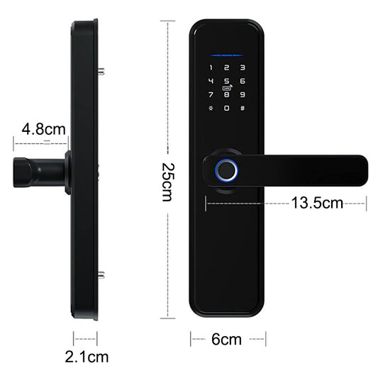 Electronic Wireless Fingerprint Recognition Smart Key Entry Door Lock - The Grand Bazaar of Australia