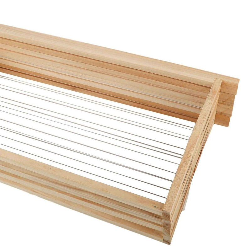 10 Pcs Unwaxed Assembled Wired Wooden Frames Beekeeping Supplies - The Grand Bazaar of Australia