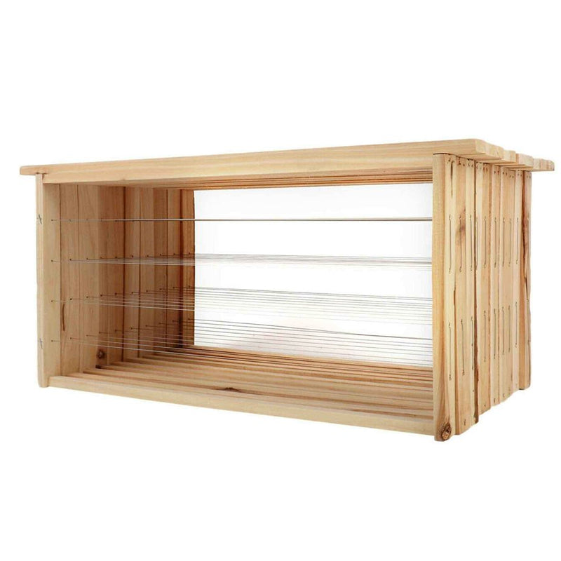 10 Pcs Unwaxed Assembled Wired Wooden Frames Beekeeping Supplies - The Grand Bazaar of Australia