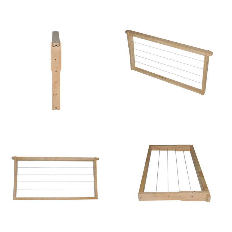 10 Pcs Unwaxed Assembled Wired Wooden Frames Beekeeping Supplies - The Grand Bazaar of Australia