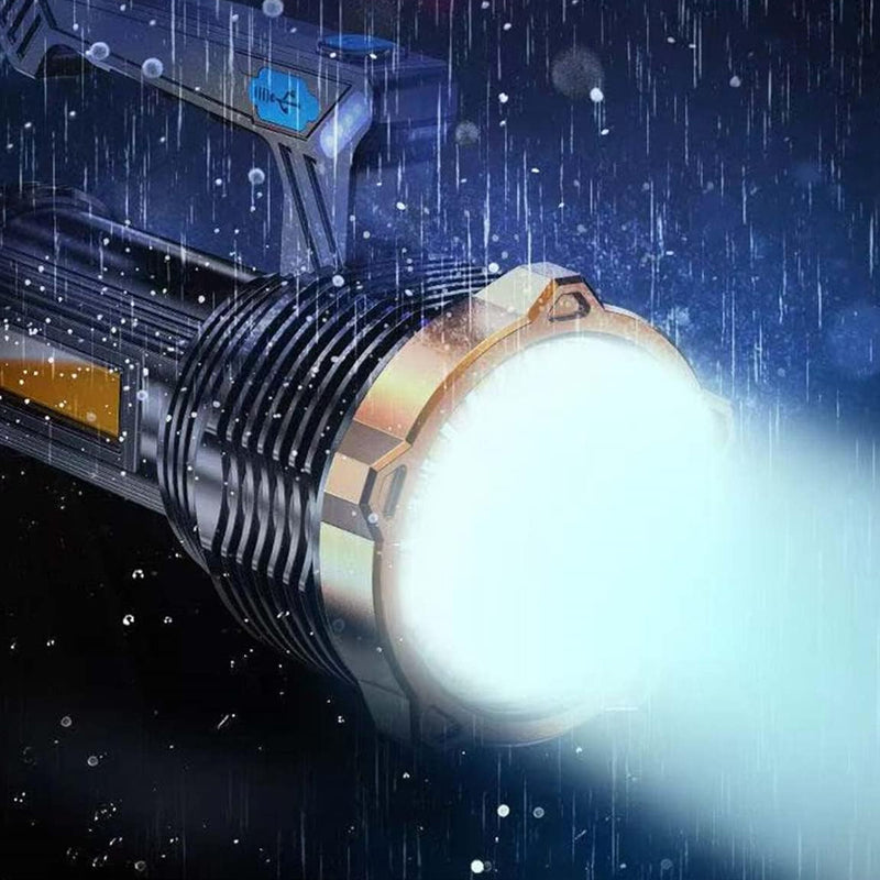 1200mAh Super Bright Searchlight LED Handheld Torch Spotlight- USB Charging - The Grand Bazaar of Australia