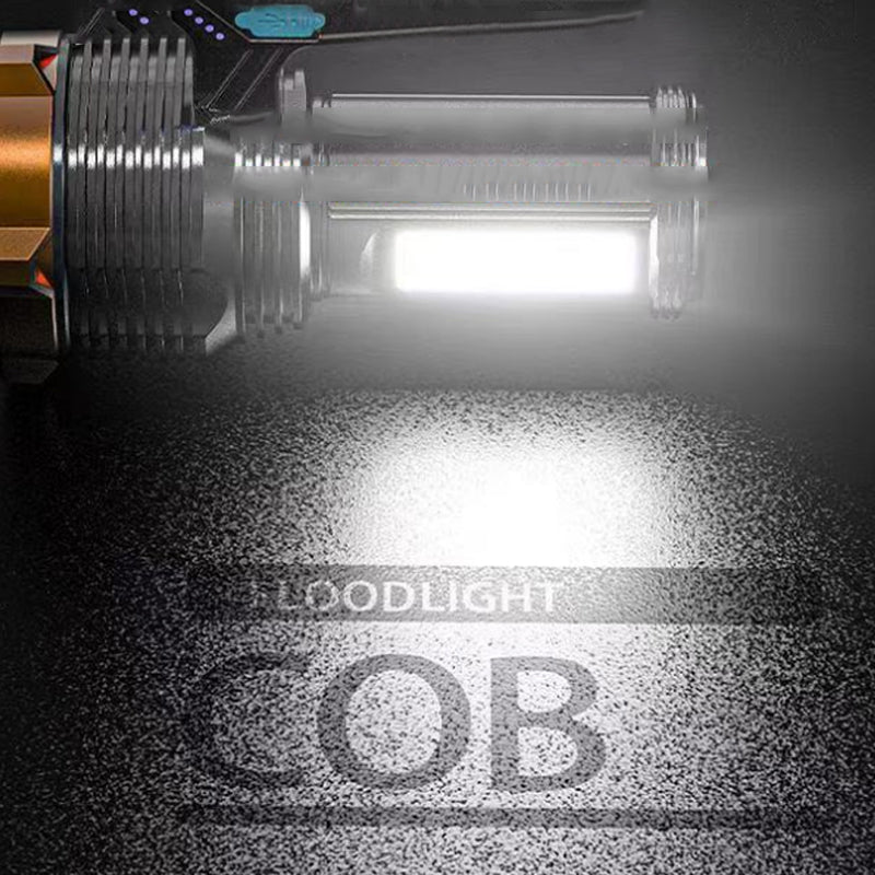 1200mAh Super Bright Searchlight LED Handheld Torch Spotlight- USB Charging - The Grand Bazaar of Australia