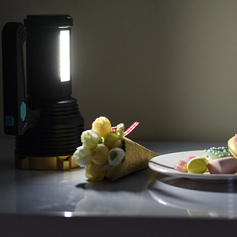 1200mAh Super Bright Searchlight LED Handheld Torch Spotlight- USB Charging - The Grand Bazaar of Australia