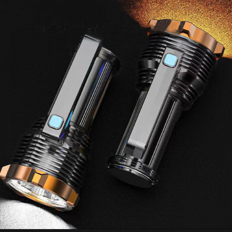 1200mAh Super Bright Searchlight LED Handheld Torch Spotlight- USB Charging - The Grand Bazaar of Australia
