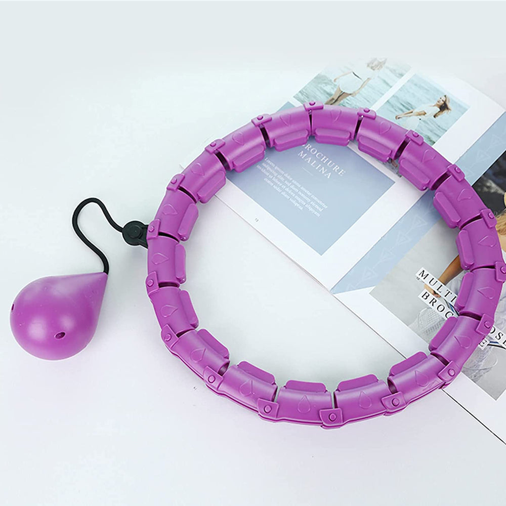 24 Knots Fitness Smart Hula Hoop Detachable Weighted Hoops - The Grand Bazaar of Australia