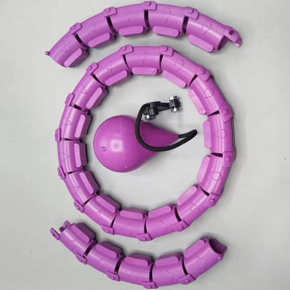 24 Knots Fitness Smart Hula Hoop Detachable Weighted Hoops - The Grand Bazaar of Australia
