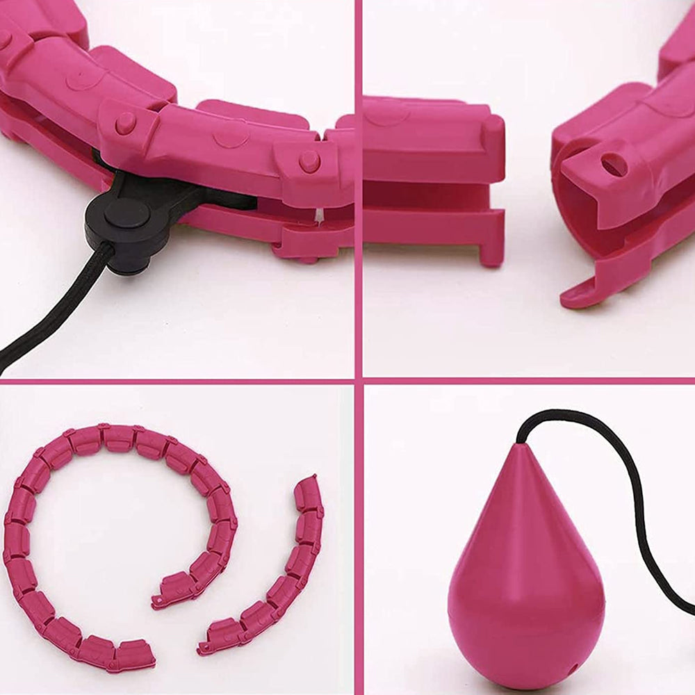 24 Knots Fitness Smart Hula Hoop Detachable Weighted Hoops - The Grand Bazaar of Australia