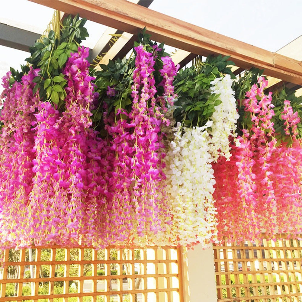 Artificial Hanging Silk Garland Vine Flowers Garden Decoration - The Grand Bazaar of Australia