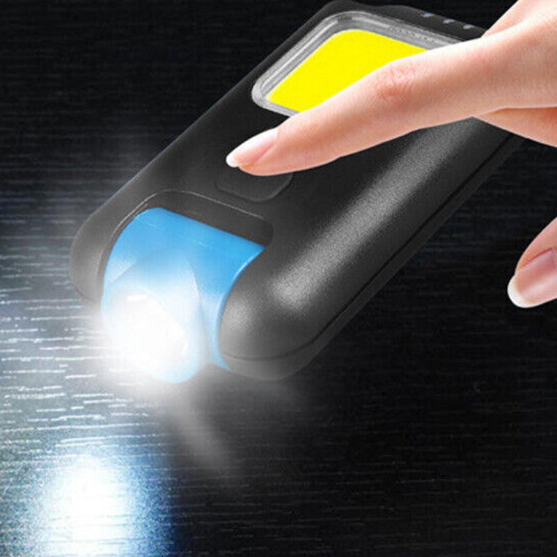 Mini LED Flashlight Keychain COB Work Light- USB Rechargeable - The Grand Bazaar of Australia