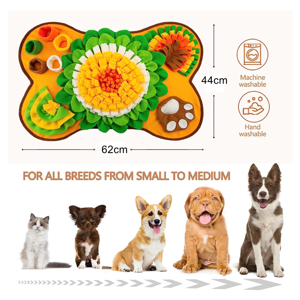 PETSWOL Pet Snuffle Mat With Puzzle For Dogs - The Grand Bazaar of Australia