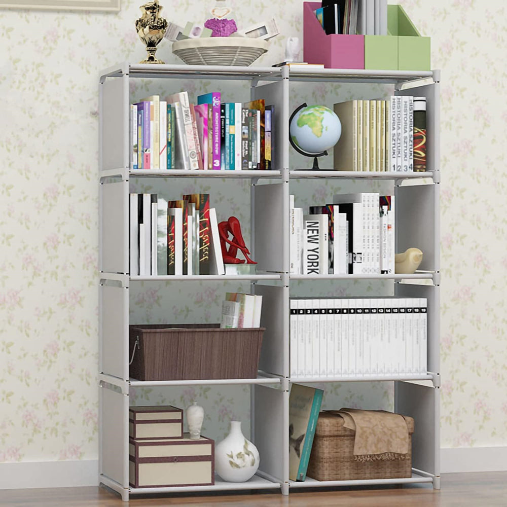 STORFEX 8-Grid Assembled Bookshelves Storage Rack - The Grand Bazaar of Australia