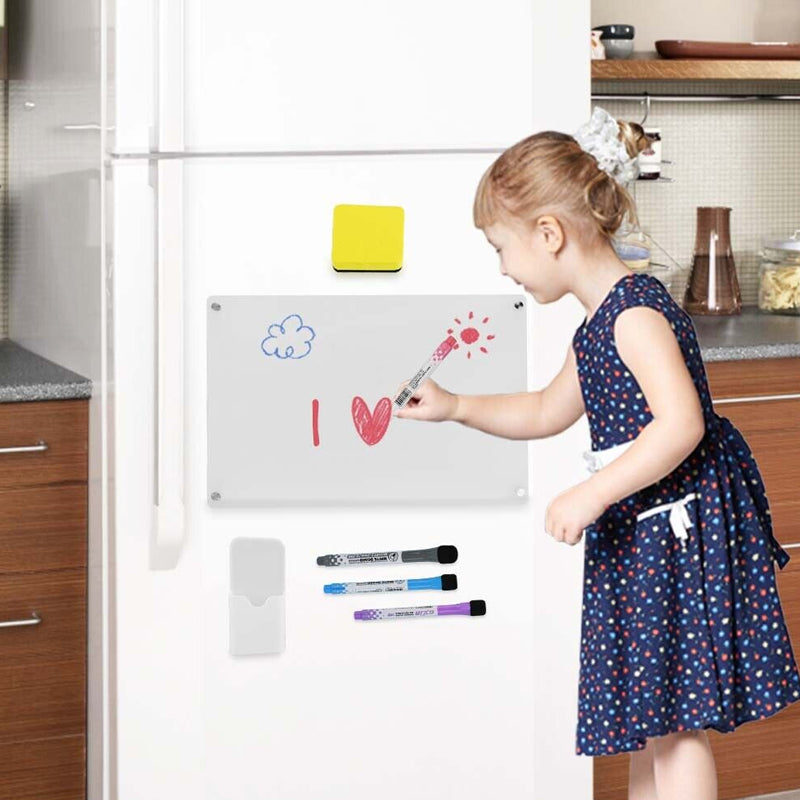 Magnetic White Board Monthly Weekly Planner Dry Erase Refrigerator Message Board - The Grand Bazaar of Australia