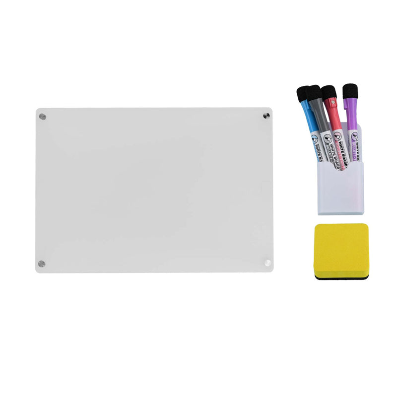 Magnetic White Board Monthly Weekly Planner Dry Erase Refrigerator Message Board - The Grand Bazaar of Australia