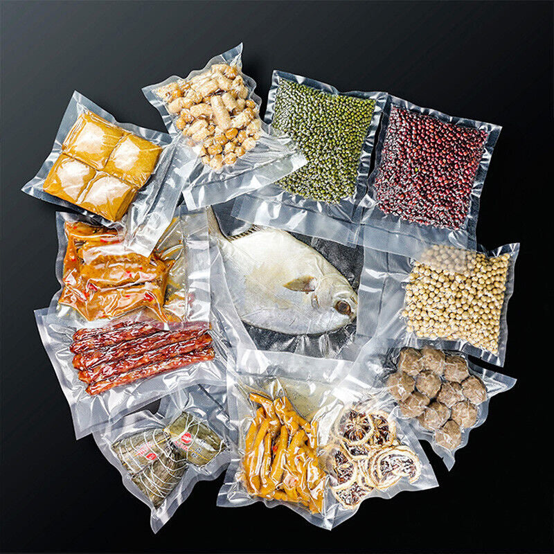 100pcs Clear Food Grade Pre-Cut Food Saver Vacuum Sealer Bags - The Grand Bazaar of Australia