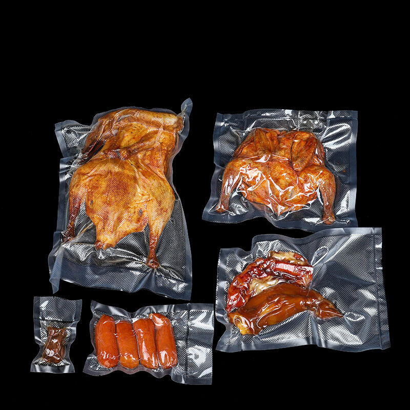 100pcs Clear Food Grade Pre-Cut Food Saver Vacuum Sealer Bags - The Grand Bazaar of Australia