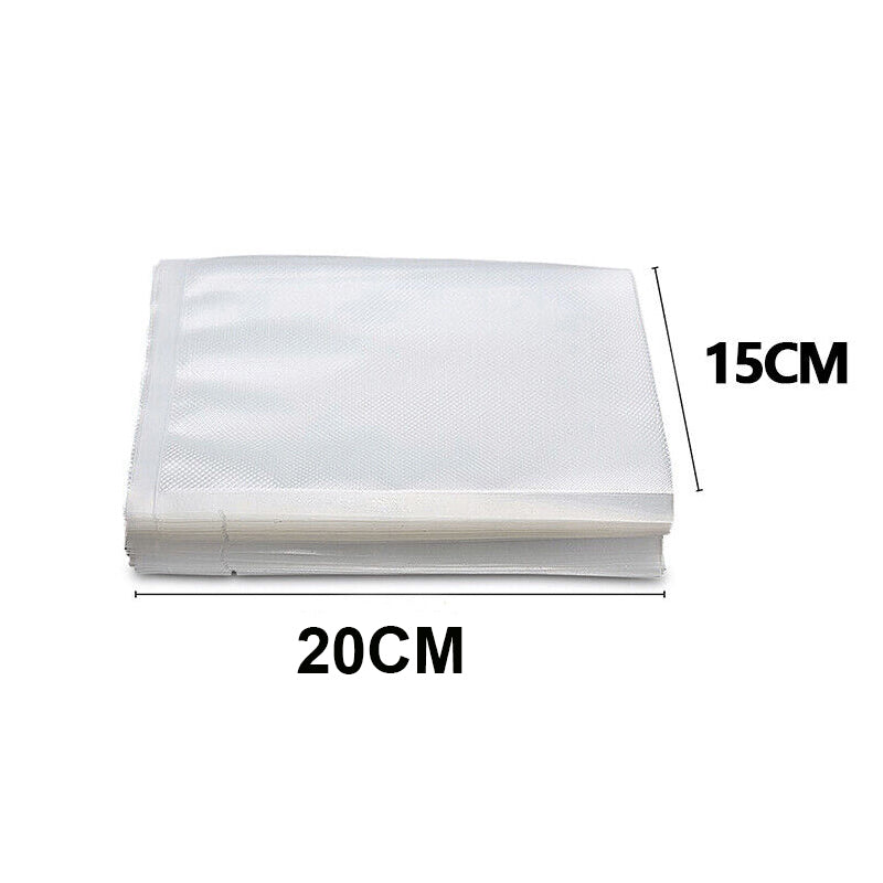 100pcs Clear Food Grade Pre-Cut Food Saver Vacuum Sealer Bags - The Grand Bazaar of Australia
