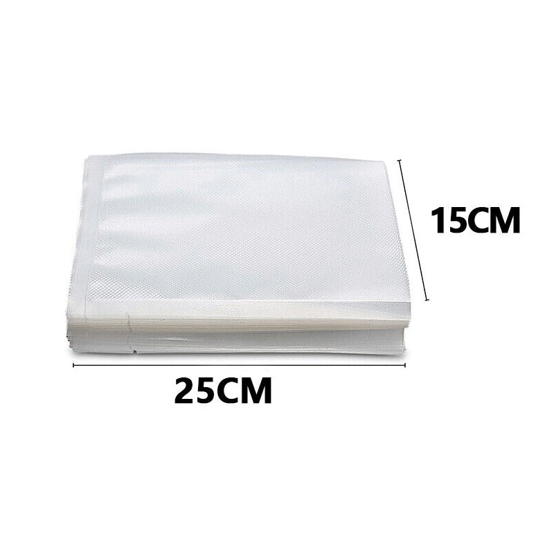 100pcs Clear Food Grade Pre-Cut Food Saver Vacuum Sealer Bags - The Grand Bazaar of Australia