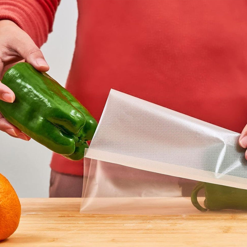 100pcs Clear Food Grade Pre-Cut Food Saver Vacuum Sealer Bags - The Grand Bazaar of Australia