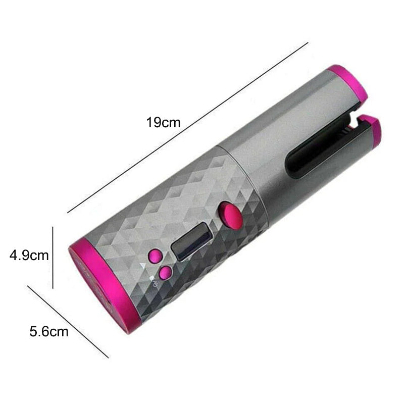 Portable Cordless Auto-Rotating Hair Curler - USB Rechargeable - The Grand Bazaar of Australia