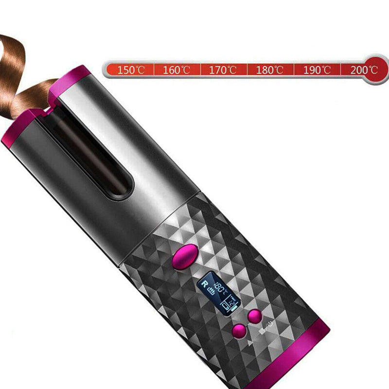 Portable Cordless Auto-Rotating Hair Curler - USB Rechargeable - The Grand Bazaar of Australia