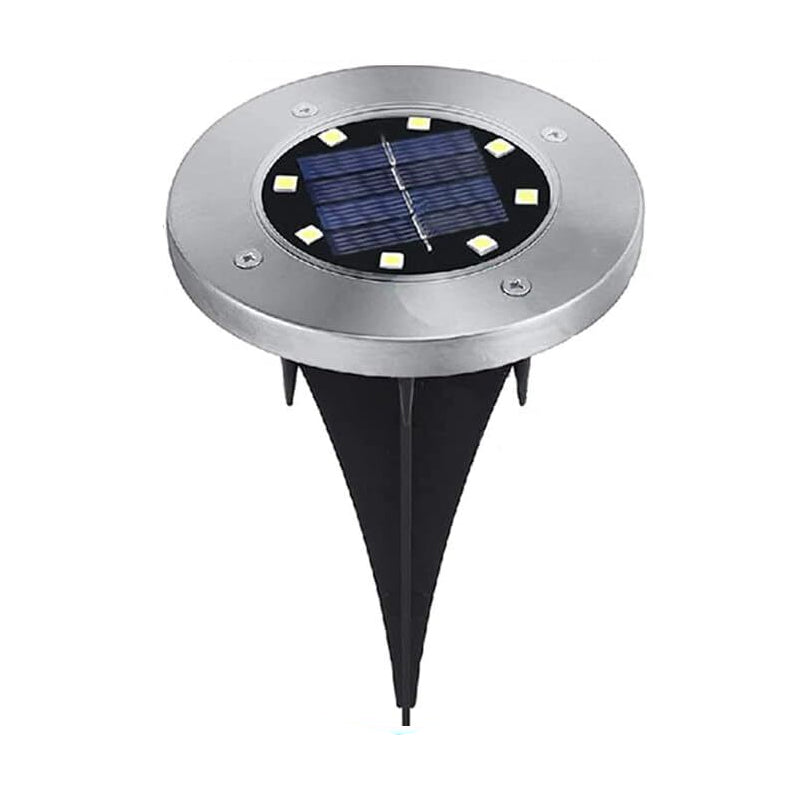 8-LEDS Waterproof Solar Ground Garden Lights - The Grand Bazaar of Australia