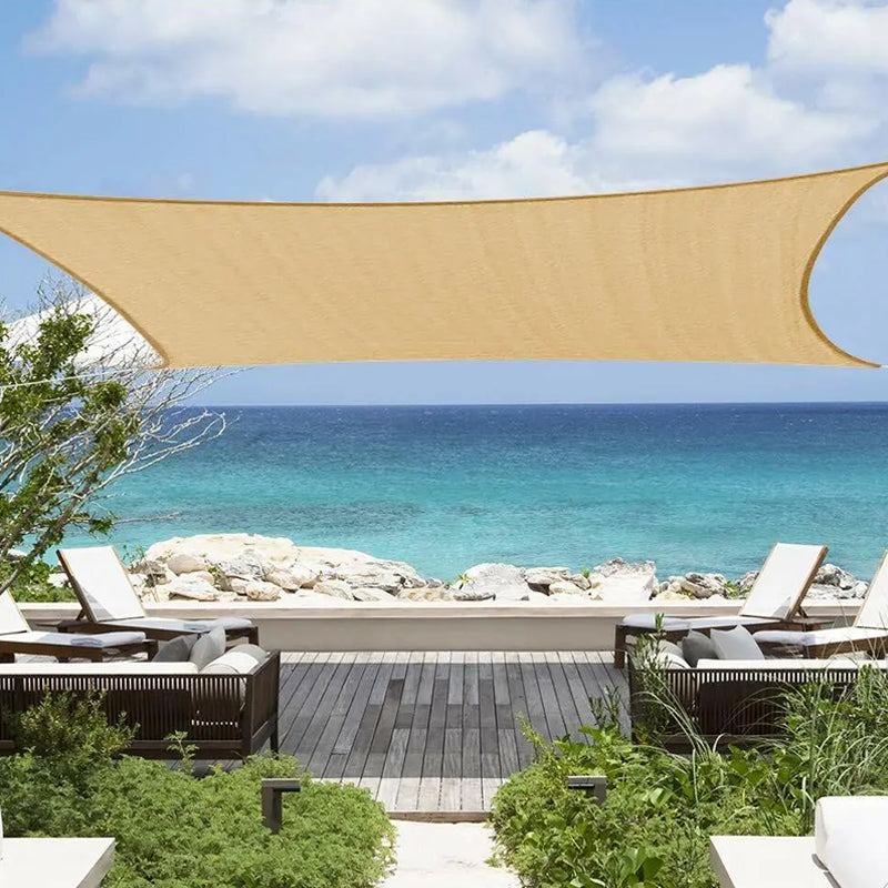 Summer UV Block Sun Shade Sail Cover for Patio Garden Sandbox - The Grand Bazaar of Australia