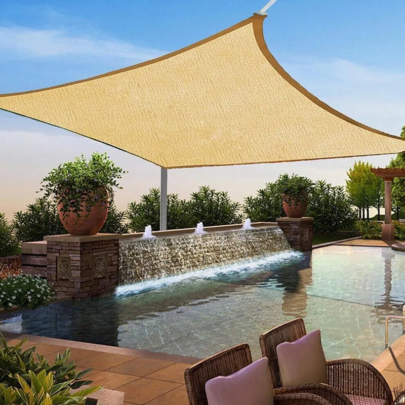 Summer UV Block Sun Shade Sail Cover for Patio Garden Sandbox - The Grand Bazaar of Australia