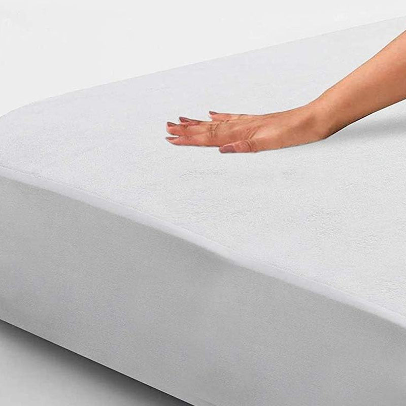 Fully Fitted Non-Woven Cotton Waterproof Mattress Protector Breathable Bed Cover - The Grand Bazaar of Australia
