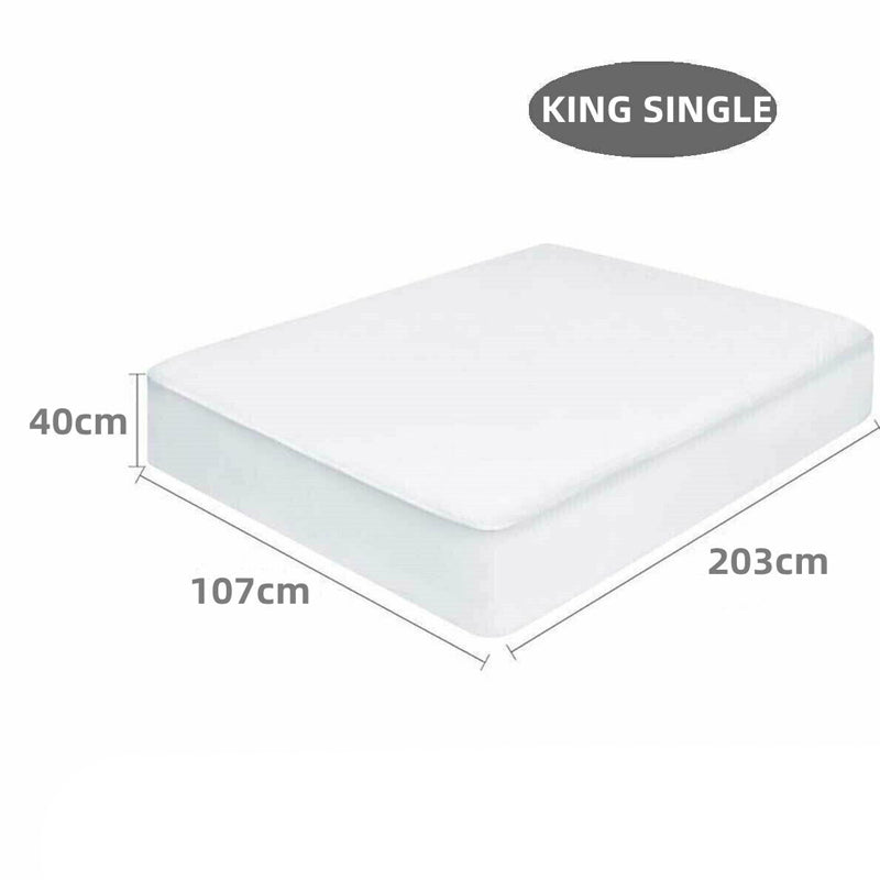 Fully Fitted Non-Woven Cotton Waterproof Mattress Protector Breathable Bed Cover - The Grand Bazaar of Australia