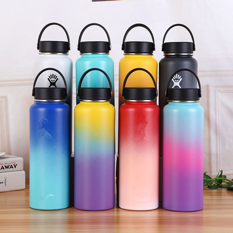 32/40oz Stainless Steel Vacuum Insulated Gradient Thermos Water Bottle - The Grand Bazaar of Australia