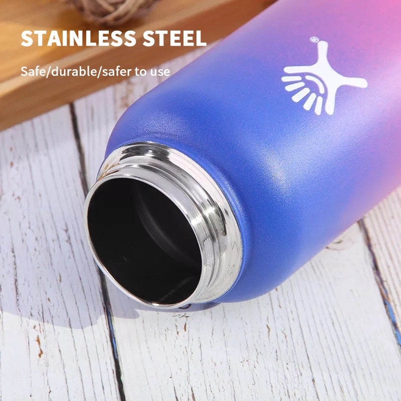 32/40oz Stainless Steel Vacuum Insulated Gradient Thermos Water Bottle - The Grand Bazaar of Australia