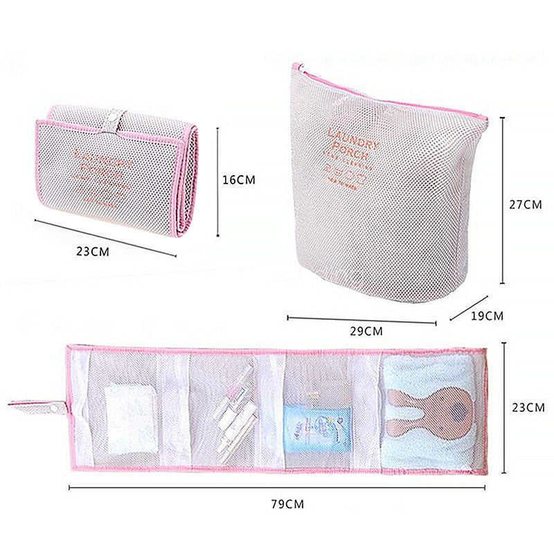 Portable Reusable Bath Hanging Mesh Bag Organizer for Toiletry Storage - The Grand Bazaar of Australia