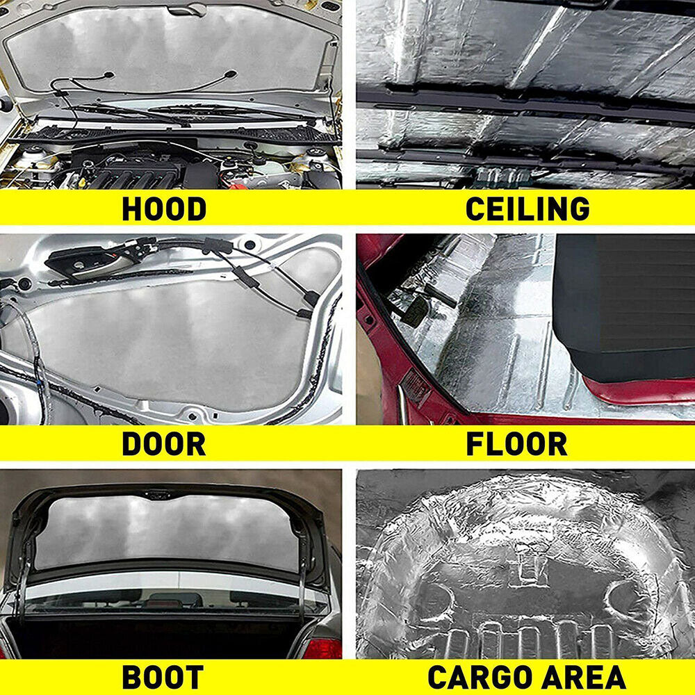 Heat Sound Deadening Insulation Mat Deadener Pad Car Auto Shield Cover - Available in 3 Sizes - The Grand Bazaar of Australia