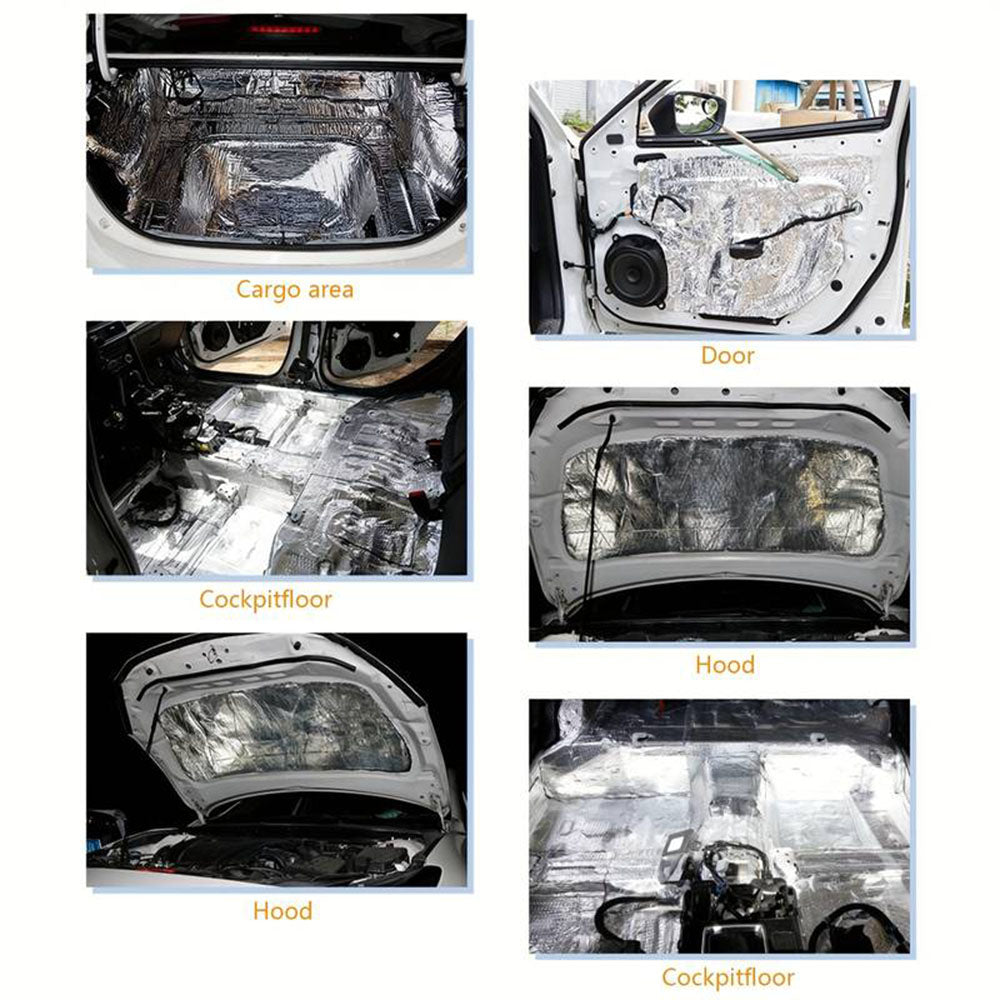 Heat Sound Deadening Insulation Mat Deadener Pad Car Auto Shield Cover - Available in 3 Sizes - The Grand Bazaar of Australia