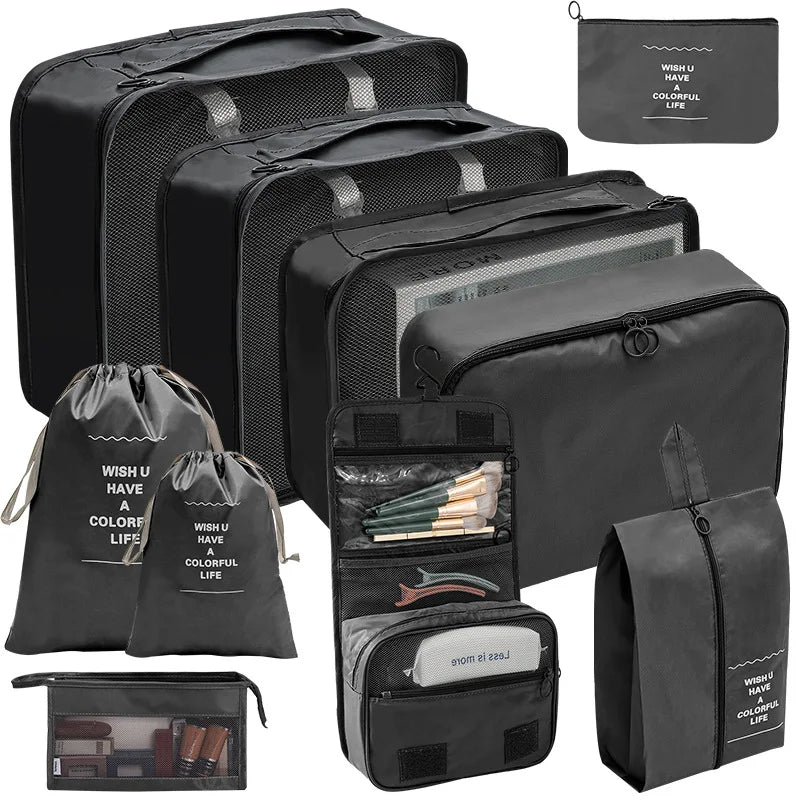 Travel Organizer Storage Bags Suitcase Packing Cubes Set - The Grand Bazaar of Australia