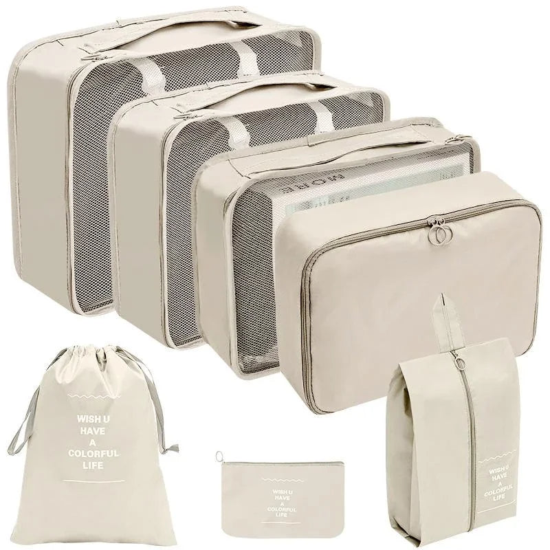 Travel Organizer Storage Bags Suitcase Packing Cubes Set - The Grand Bazaar of Australia