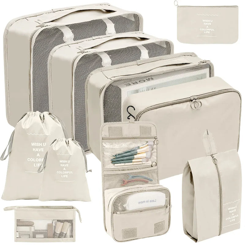 Travel Organizer Storage Bags Suitcase Packing Cubes Set - The Grand Bazaar of Australia